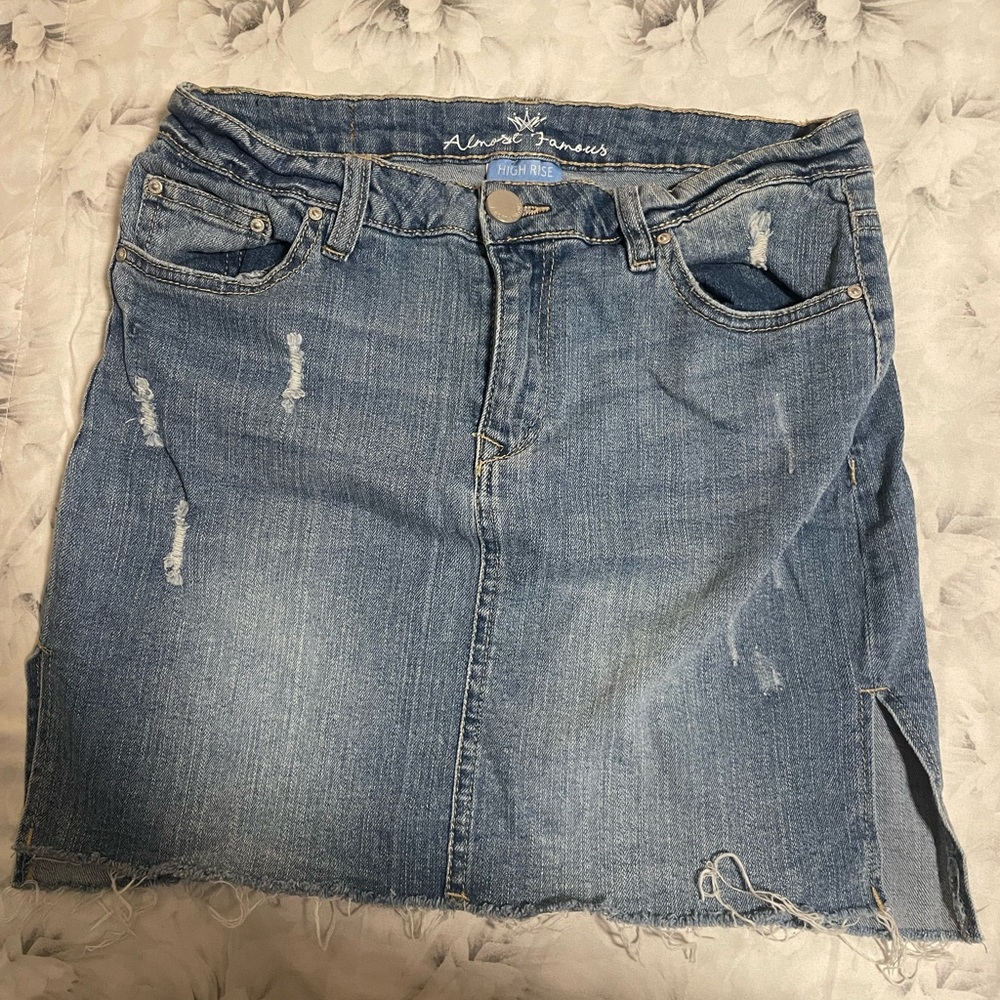 Blue Denim Skirt